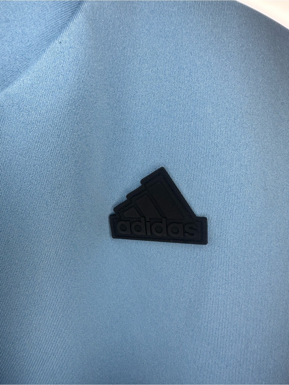 adidas MNUFC Light Blue Full-Zip Hoodie with Team Crest - Picture 3 of 8